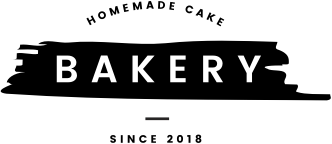 Minimalist black and white bakery sign with bold letters.
