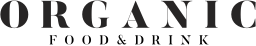 Stylish black text spelling 'ORGANIC' on a white background.